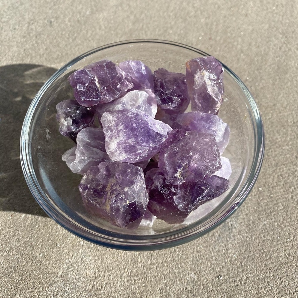 Amethyst crystal (raw crystal imported from Brazil) $10 EACH